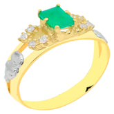 Modelo de Anel de Formatura em ouro 18k - Marilia